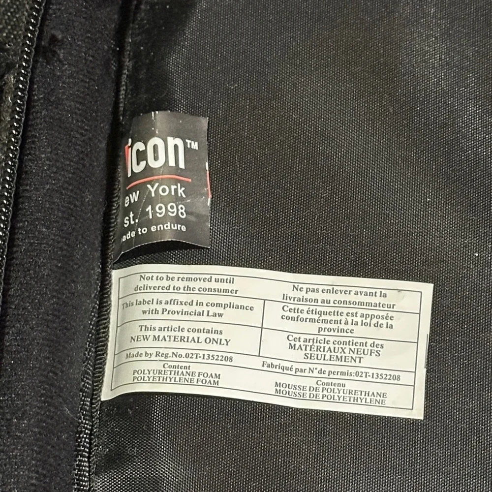 ICON Black and Gray Laptop Bag
